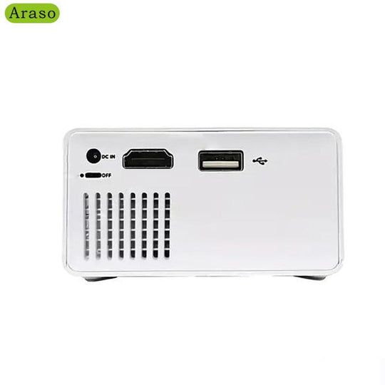 Portable Mini Projector, 1.5" M100 Projector, Projector for Bedroom, Portable Small Projectors for Office Computer Connection Party Home Theater, Audio & Video Product