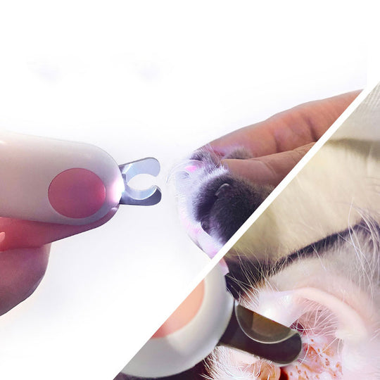 LED Illuminating Line Pet Mini ABS Nail Trimmer | Essentials Online Store