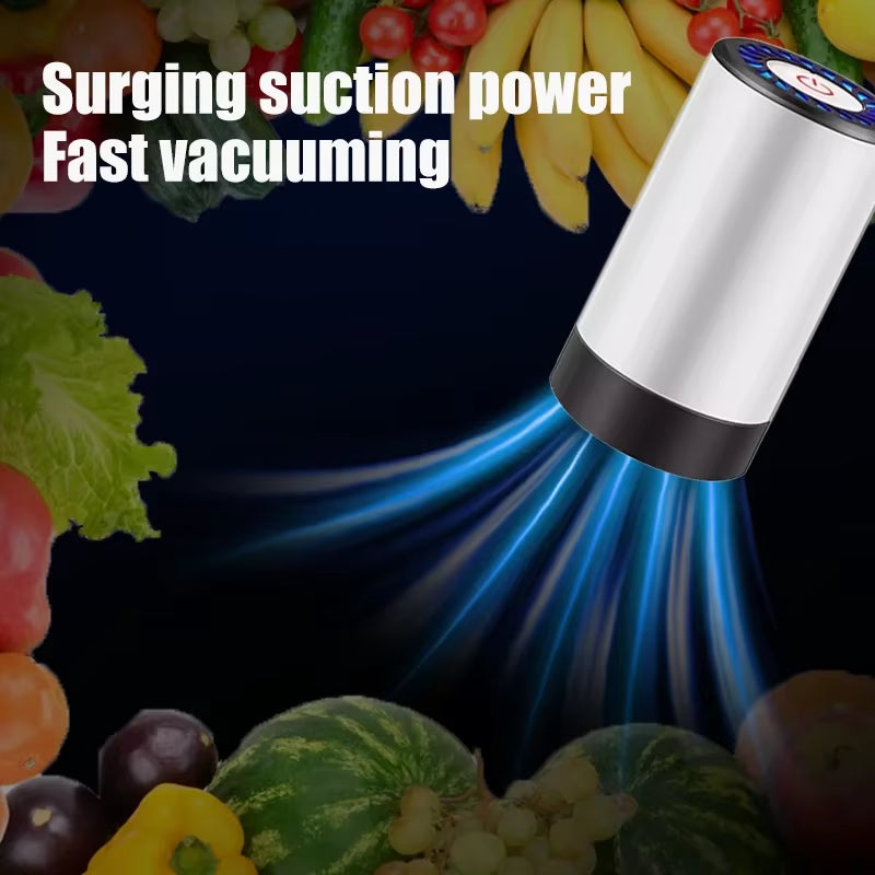 Handheld Vacuum Sealer for Food Storage，Portable Vacuum Sealer，Avoid Cross Contamination of Food+ 50 Vacuum Seal Bags | Essentials Online Store