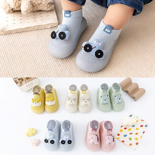 Infant Toddler Spring Summer Soft Sole Sock Shoes Cute Animals Unisex Baby Non-Slip Floor Socks Kids 0-3T Lightweight Prewalker | 