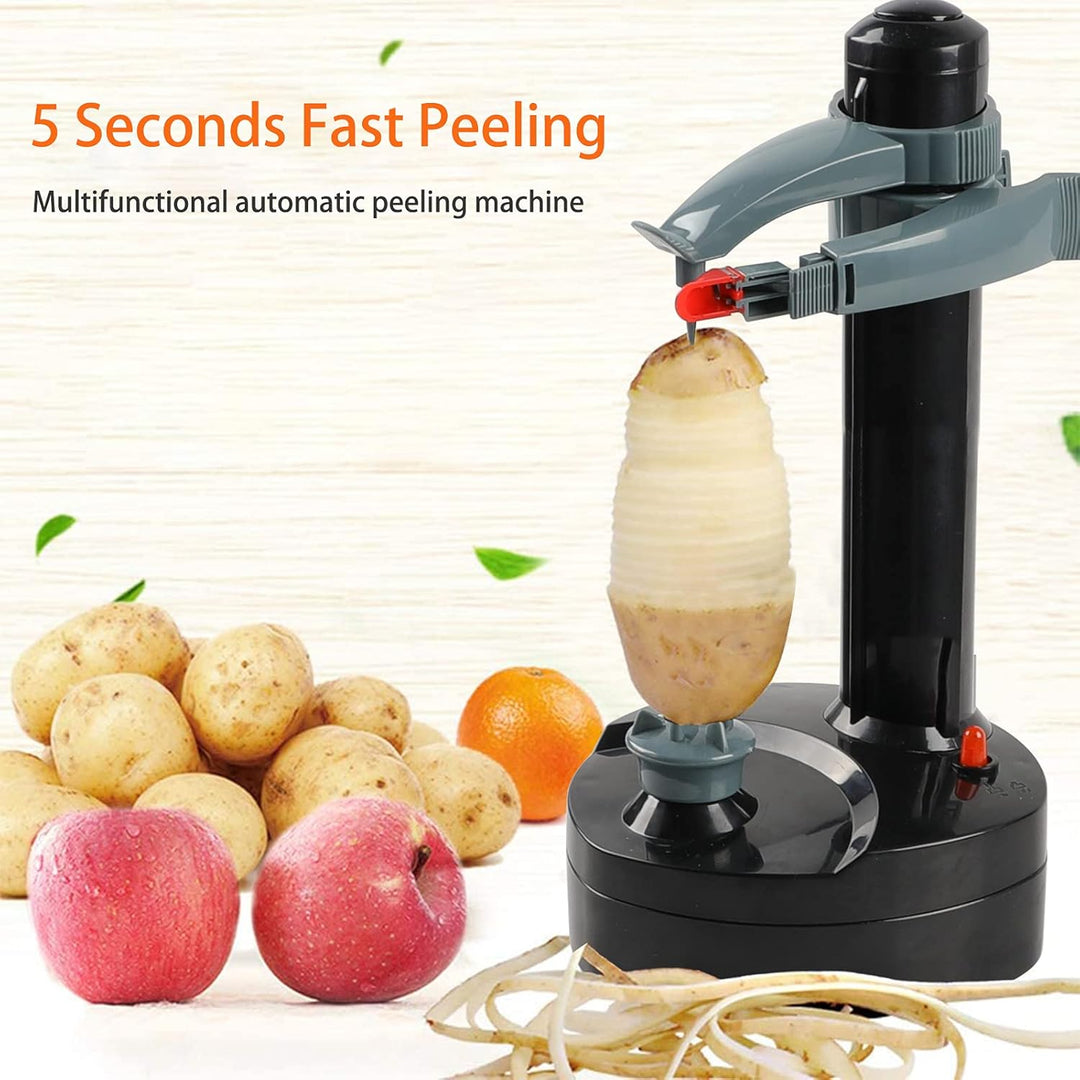 Electric Potato Peeler with 23 Replacement Blades Rotato Express Stainless Steel Automatic Rotating Fruits Fruit Potato Peeler Vegetables Cutter Apple Paring Machine Kitchen Peeling Tool | At Essentials online store