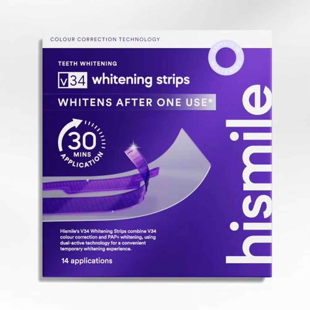 Hismile Teeth Whitening Strips – 30-Minute Quick Dental Whitening Kit to Remove Plaque, Stains & Brighten Smile | Essentials