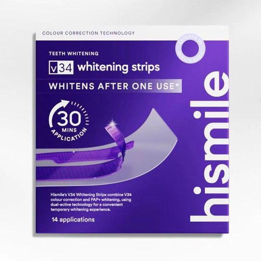 Hismile Teeth Whitening Strips – 30-Minute Quick Dental Whitening Kit to Remove Plaque, Stains & Brighten Smile | Essentials