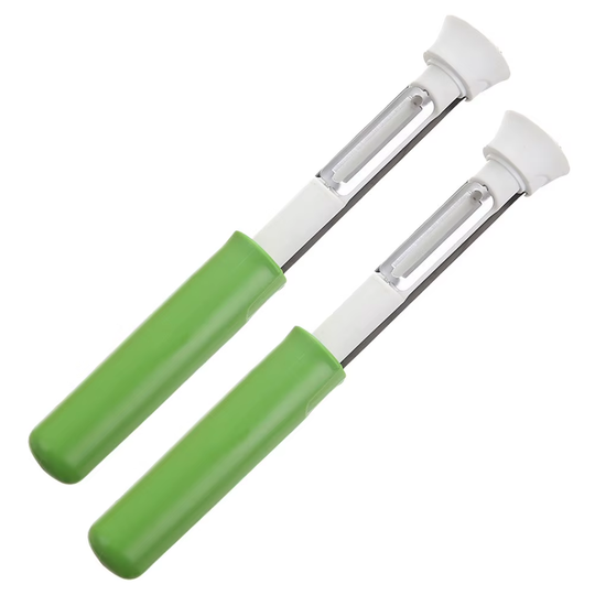 2-in-1 Telescopic Fruit Corer & Peeler – Stainless Steel Apple Core Remover for Apples, Pears & Potatoes | Essentials