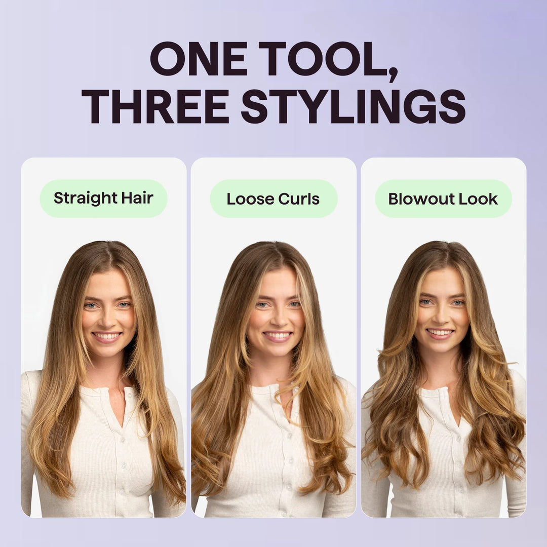 Wavytalk Thermal Brush for Blowout – 1.5 Inch Ionic Heated Nylon Brush for Natural Curls & Waves, Pink | Essentials