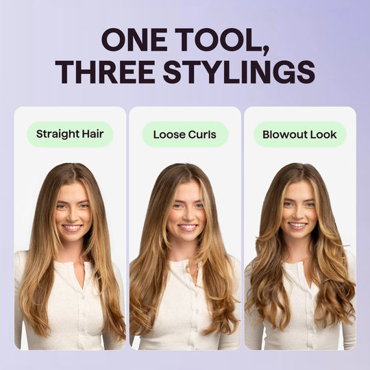 Wavytalk Thermal Brush for Blowout – 1.5 Inch Ionic Heated Nylon Brush for Natural Curls & Waves, Pink | Essentials