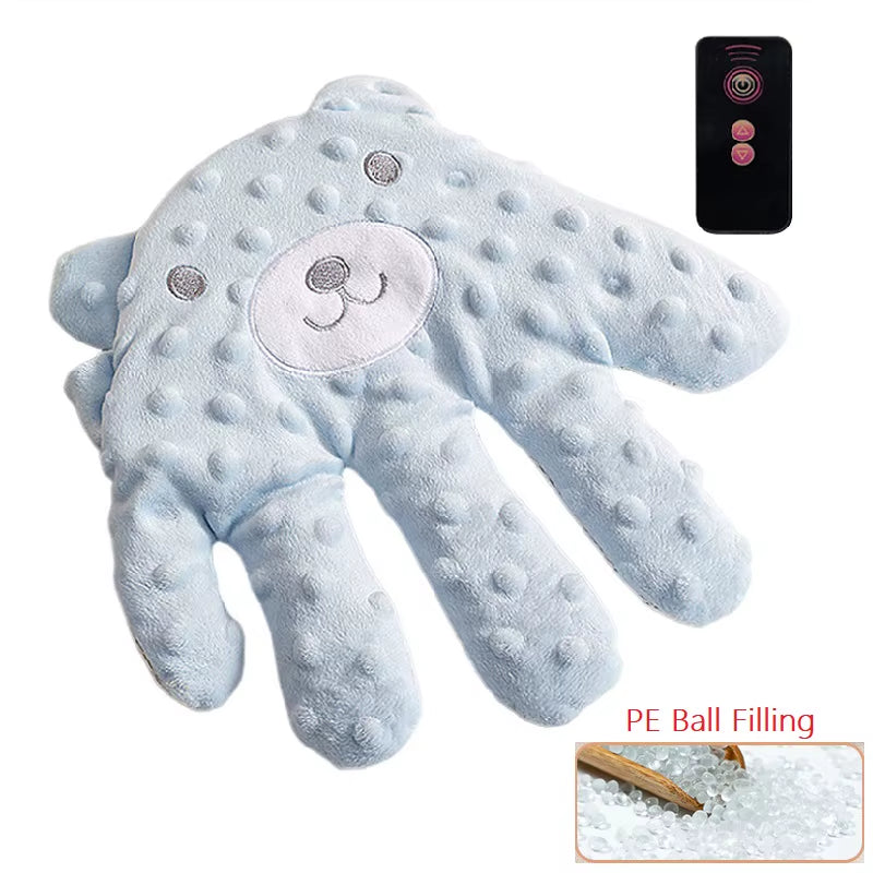 Soothing Baby Sleep Aid Pillow Babies Soothing Palms Baby Sleep Aid Infant Calming Sleeper Remote Control Hand Palms for Toddler - At Essentials Online Store 