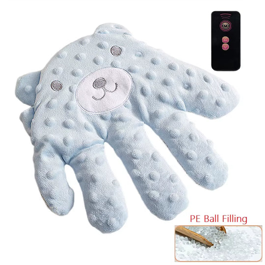 Soothing Baby Sleep Aid Pillow Babies Soothing Palms Baby Sleep Aid Infant Calming Sleeper Remote Control Hand Palms for Toddler - At Essentials Online Store 