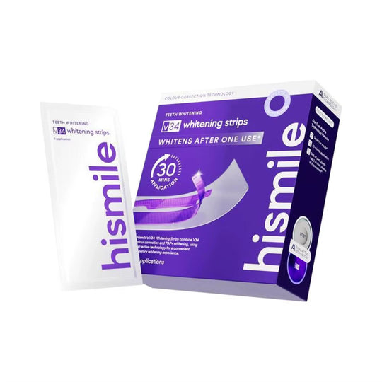 Hismile Teeth Whitening Strips – 30-Minute Quick Dental Whitening Kit to Remove Plaque, Stains & Brighten Smile | Essentials