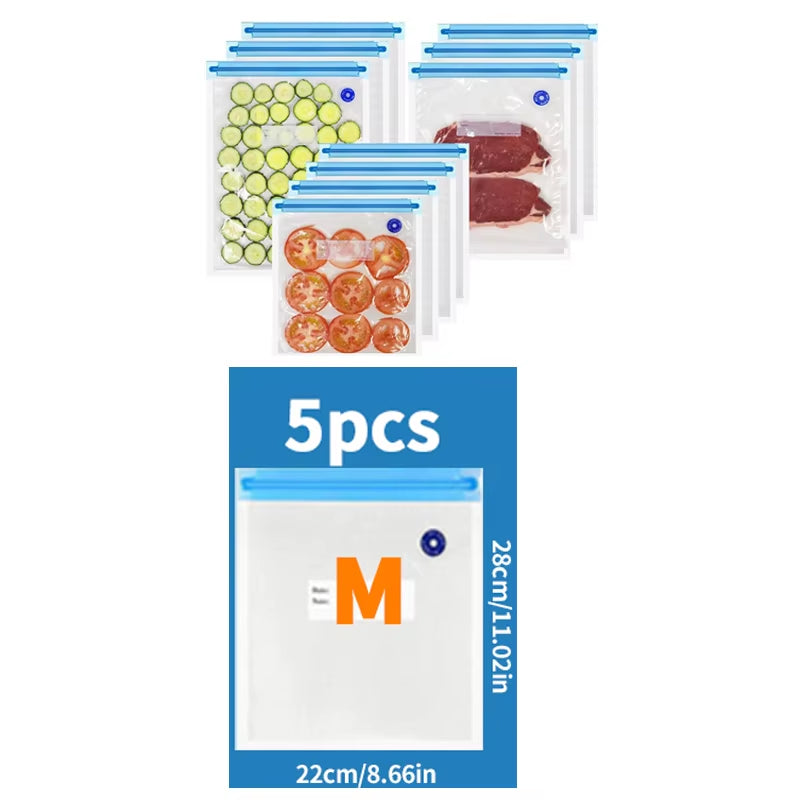Handheld Vacuum Sealer for Food Storage，Portable Vacuum Sealer，Avoid Cross Contamination of Food+ 50 Vacuum Seal Bags | Essentials Online Store