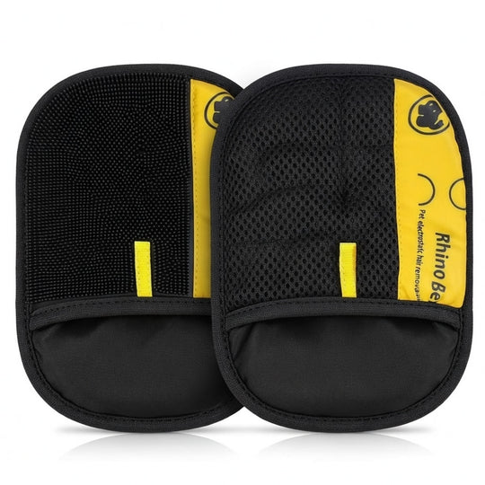 Cat Grooming Gloves – 2-Pack Electrostatic Pet Hair Remover Brush, Double-Sided for Cats & Dogs + Furniture Cleaning | Essentials