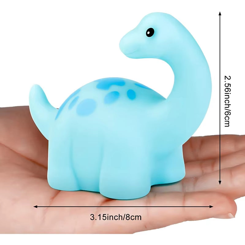 1/6Pcs Dinosaur Baby Bath Toys Light-Up Floating Bath Toys Set for Boys Girls Children Preschool Bathtub Bathroom Toy | Essentials Online Store