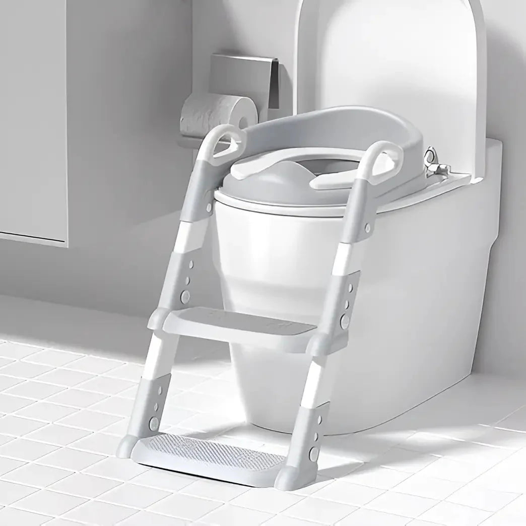Montessori Potty Trainer - Adjustable Toilet Seat with Step Stool & Handles for Kids | At Essentials Online Store