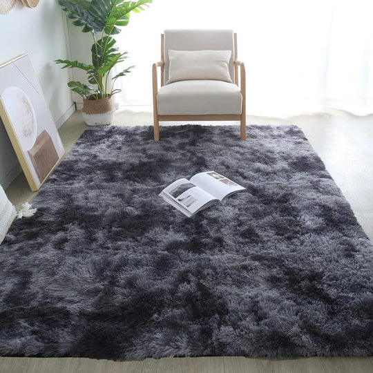 Tie Dye Bedroom Dressers Rug, 1 Count Thick Shaggy Rug for Bedroom Dressers, Soft Decorative Floor Mat for Living Room Bedroom, Bedroom Decor