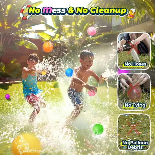 16Pcs Reusable Water Balloons for Kids Pool Beach Water Toys for Boys and Girls Summer Toy for Outdoor Games Decoration Marriage | Essentials