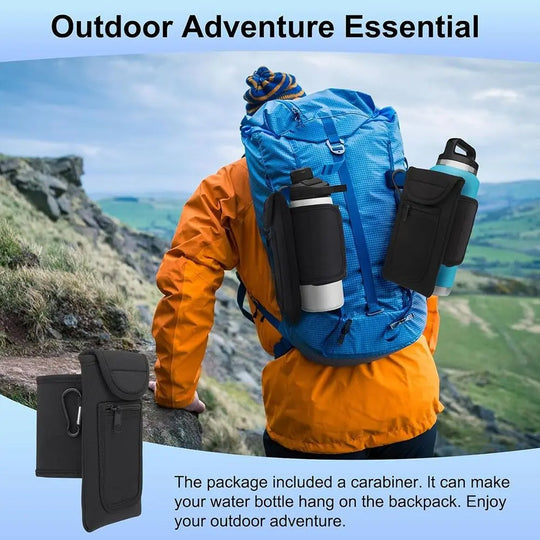 Universal Water Bottle Elastic Sleeve Reusable Gym Accessories Elastic Magnetic Gym Bag Waterproof Water Bottle Pockets | Essentials