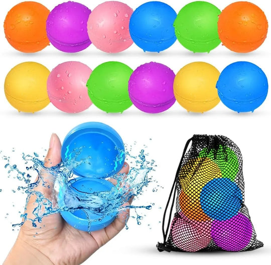 16Pcs Reusable Water Balloons for Kids Pool Beach Water Toys for Boys and Girls Summer Toy for Outdoor Games Decoration Marriage | Essentials