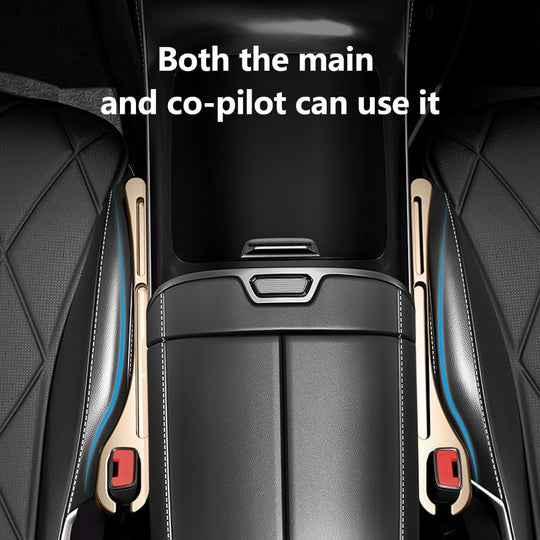 2PCS Car Seat Gap Filler Organizer,Upgrade Car Side Seat Gap Filler with Phone Holder,Multifunctional Car Seat Filler Gap Space Prevents Things Dropping for Cars,Suvs (Beige) | Essentials