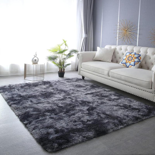 Tie Dye Bedroom Dressers Rug, 1 Count Thick Shaggy Rug for Bedroom Dressers, Soft Decorative Floor Mat for Living Room Bedroom, Bedroom Decor