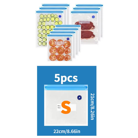 Handheld Vacuum Sealer for Food Storage，Portable Vacuum Sealer，Avoid Cross Contamination of Food+ 50 Vacuum Seal Bags | Essentials Online Store