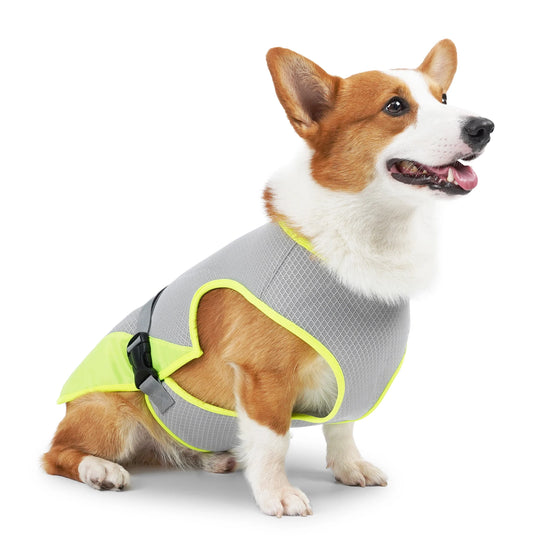 Cooling Vest - Breathable Dog Vest for Hot Summer Days - Adjustable & Lightweight Cooling Jacket with Reflective Strips  | At Essentials Online store