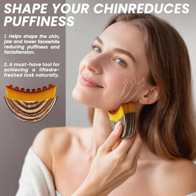 New Lymphatic Contour Face Brush, Lymphatic Drainage Massager for Face,Ergonomically Designed to Fit the Skin Precisely | Essentials Online Store 