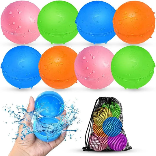 16Pcs Reusable Water Balloons for Kids Pool Beach Water Toys for Boys and Girls Summer Toy for Outdoor Games Decoration Marriage | Essentials