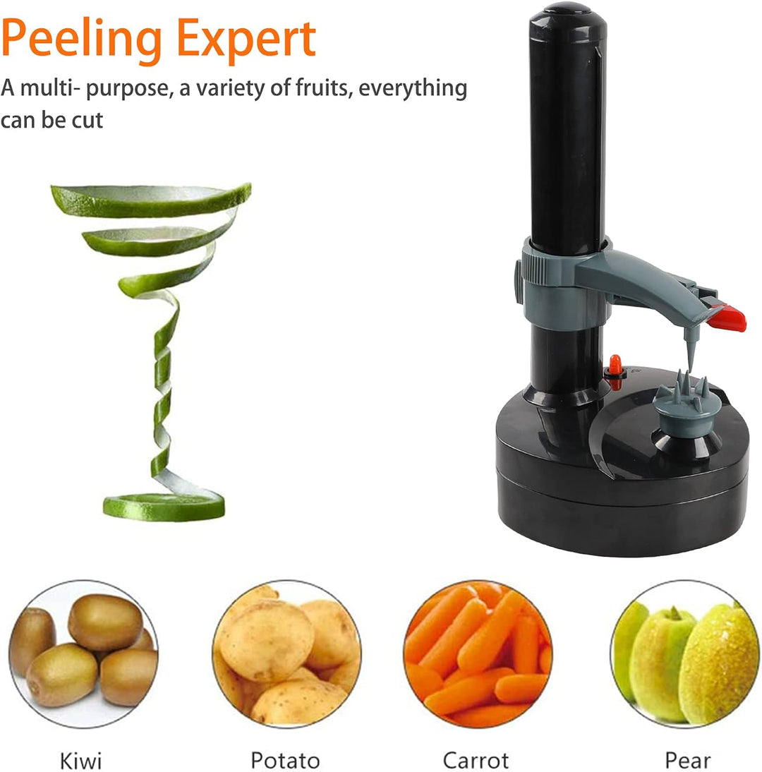 Electric Potato Peeler with 23 Replacement Blades Rotato Express Stainless Steel Automatic Rotating Fruits Fruit Potato Peeler Vegetables Cutter Apple Paring Machine Kitchen Peeling Tool | At Essentials online store