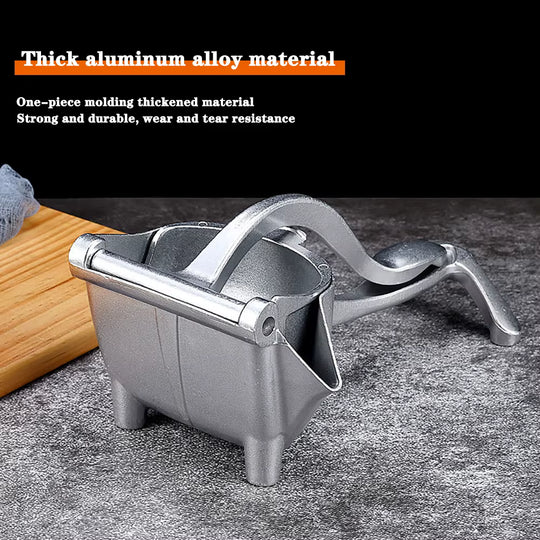 Manual Fruit Juicer – Aluminum Alloy Hand Press for Oranges, Lemons, Pomegranates & More | Essentials