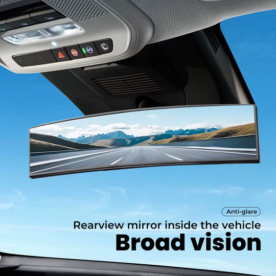 Car Rearview Safety Mirror – Wide Angle Convex Blind Spot Monitor for Safer Driving |  Essentials