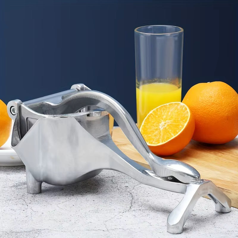 Manual Fruit Juicer – Aluminum Alloy Hand Press for Oranges, Lemons, Pomegranates & More | Essentials