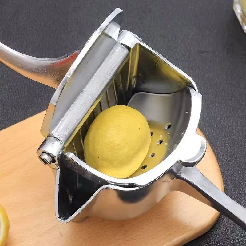Manual Fruit Juicer – Aluminum Alloy Hand Press for Oranges, Lemons, Pomegranates & More | Essentials