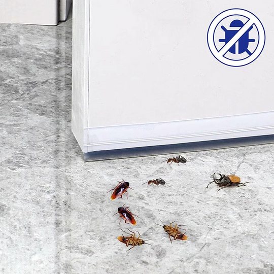 5M Self-Adhesive Door Bottom Seal Strip – Weatherproof Rubber Draft Stopper for Doors & Windows | Essentials