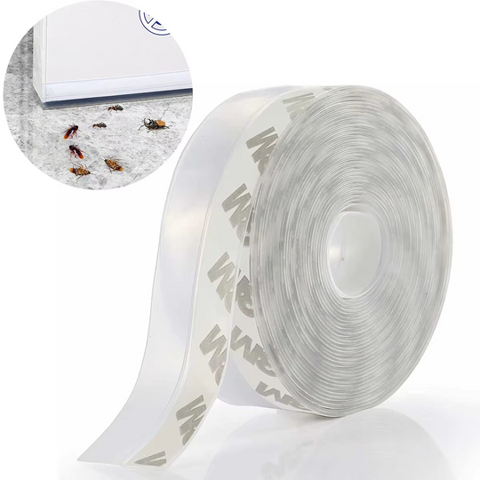 5M Self-Adhesive Door Bottom Seal Strip – Weatherproof Rubber Draft Stopper for Doors & Windows | Essentials