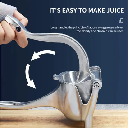 Manual Fruit Juicer – Aluminum Alloy Hand Press for Oranges, Lemons, Pomegranates & More | Essentials