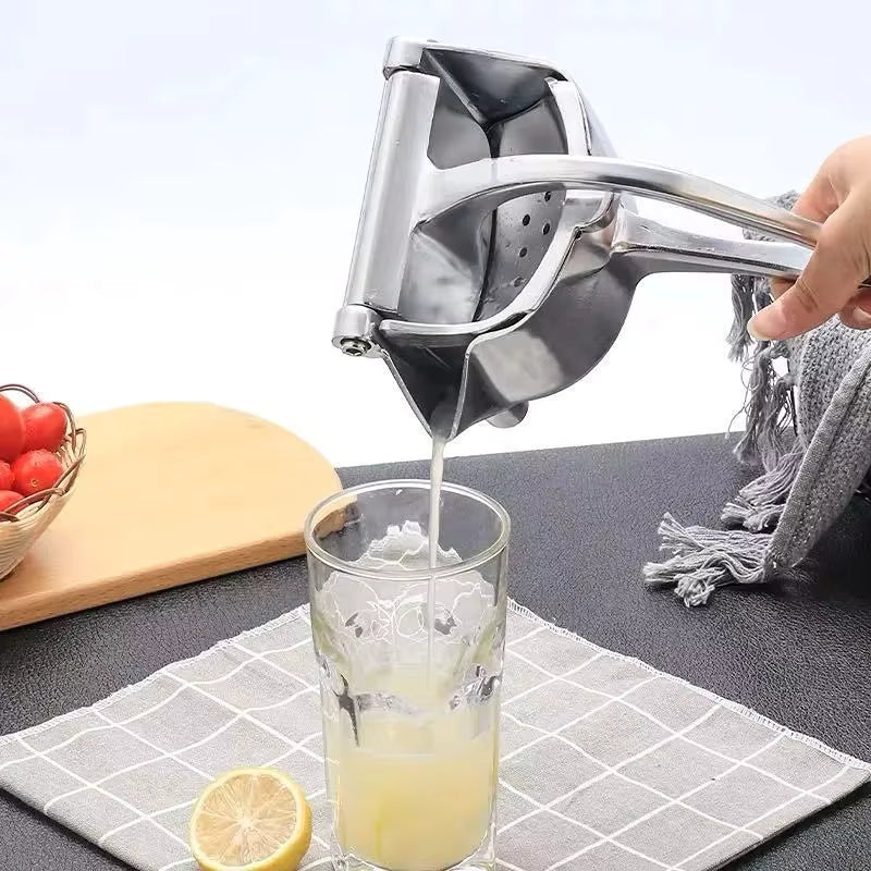 Manual Fruit Juicer – Aluminum Alloy Hand Press for Oranges, Lemons, Pomegranates & More | Essentials