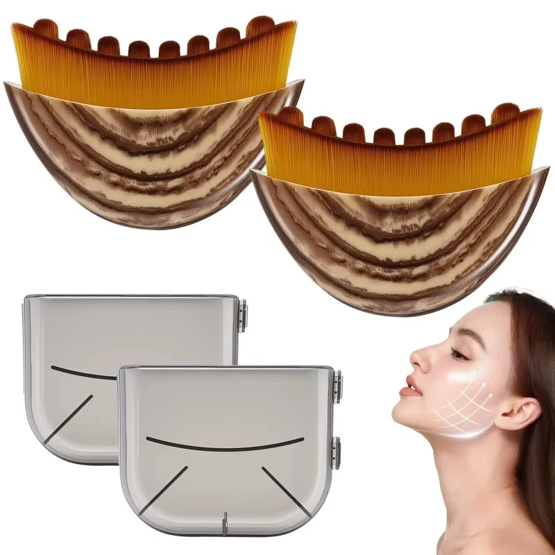 New Lymphatic Contour Face Brush, Lymphatic Drainage Massager for Face,Ergonomically Designed to Fit the Skin Precisely | Essentials Online Store 