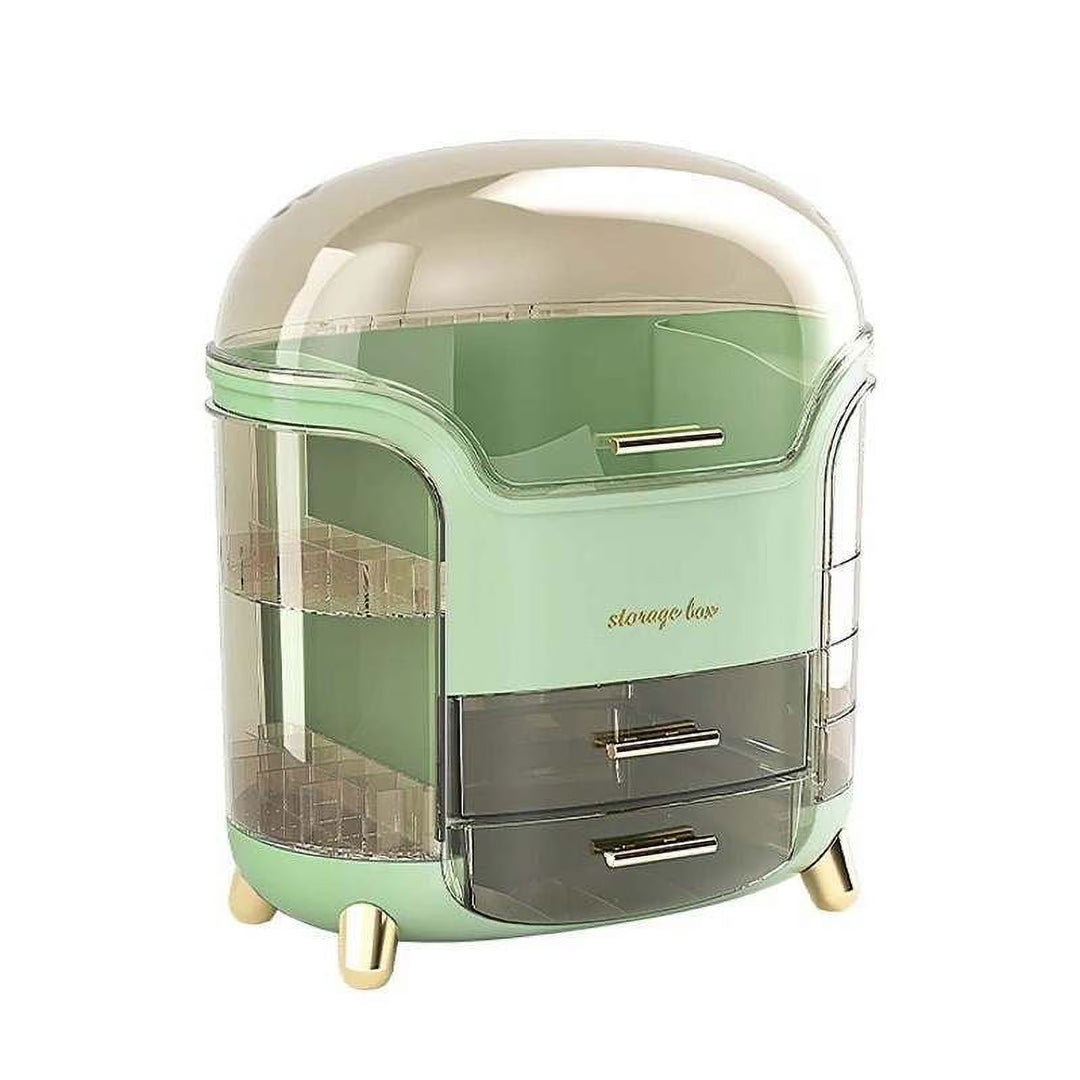 Makeup Organizer, Large Capacity Cosmetic Storage, Makeup Storage Box, Portable Vanity Cosmetics Bathroom Storage