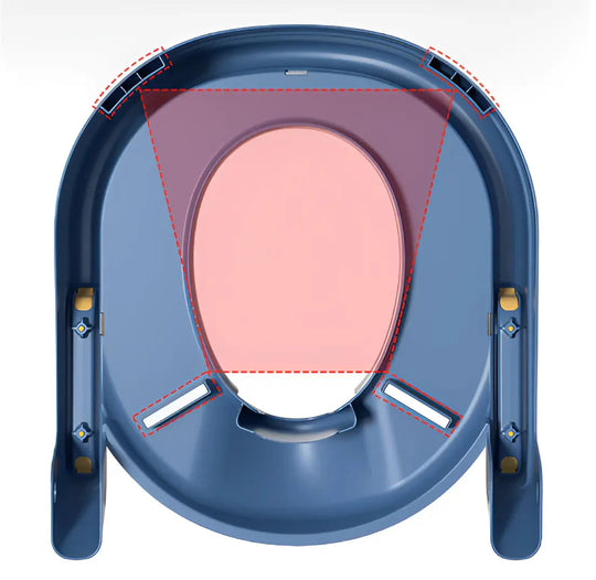Montessori Potty Trainer - Adjustable Toilet Seat with Step Stool & Handles for Kids | At Essentials Online Store