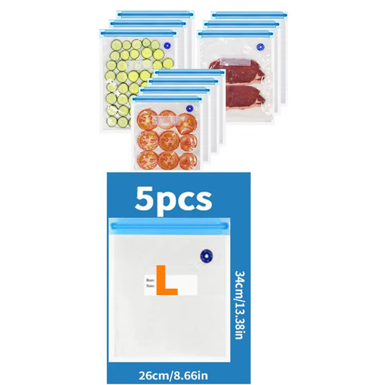 Handheld Vacuum Sealer for Food Storage，Portable Vacuum Sealer，Avoid Cross Contamination of Food+ 50 Vacuum Seal Bags | Essentials Online Store