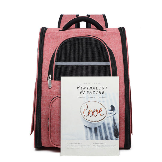 Pet Products Backpack Portable Pet Bag Breathable Cat Bag Dog Backpack Dog Pet Backpack | Essentials Online Store 