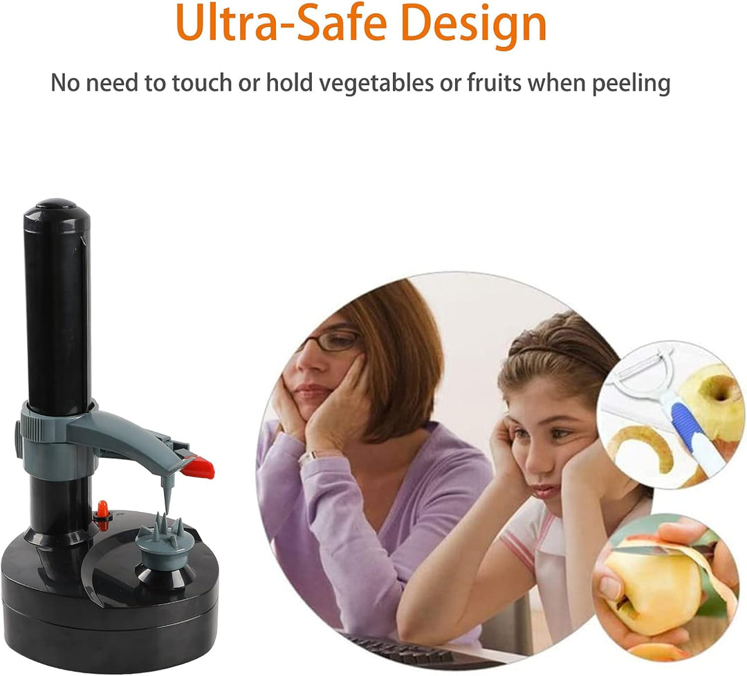 Electric Potato Peeler with 23 Replacement Blades Rotato Express Stainless Steel Automatic Rotating Fruits Fruit Potato Peeler Vegetables Cutter Apple Paring Machine Kitchen Peeling Tool | At Essentials online store