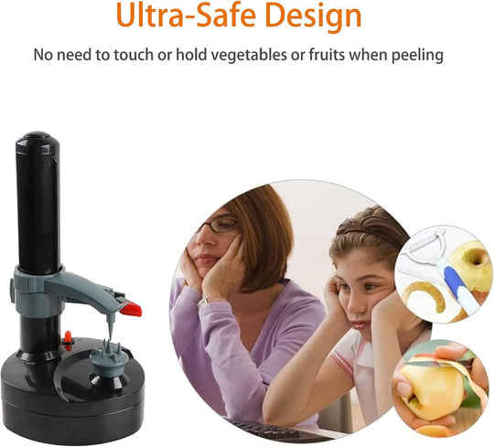 Electric Potato Peeler with 23 Replacement Blades Rotato Express Stainless Steel Automatic Rotating Fruits Fruit Potato Peeler Vegetables Cutter Apple Paring Machine Kitchen Peeling Tool | At Essentials online store