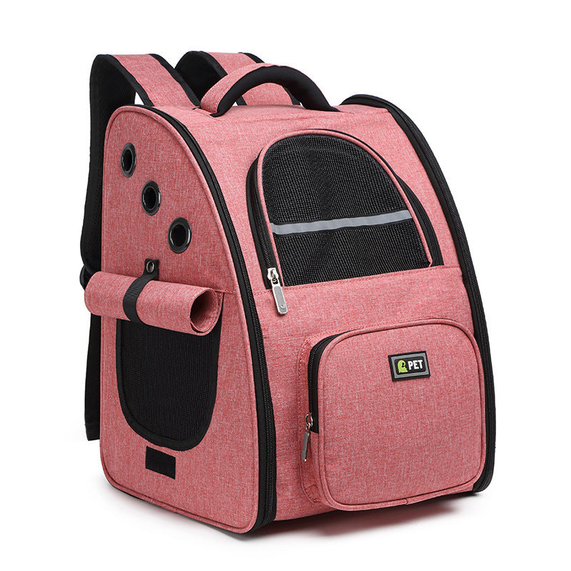 Pet Products Backpack Portable Pet Bag Breathable Cat Bag Dog Backpack Dog Pet Backpack | Essentials Online Store 