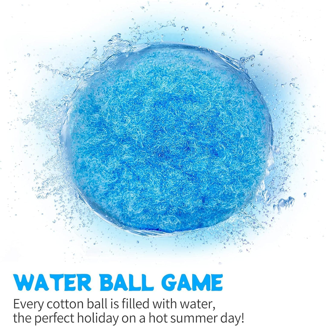 60PCS Reusable Water Balls，Water Soaker Balls for Outdoor Toys and Games，Water Bomb Splash Balls, Reusable Water Balls Toys for Summer Fun Outdoor Play Backyard Pool Trampoline Beach Game | At Essetials