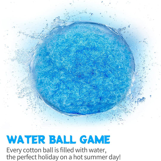 60PCS Reusable Water Balls，Water Soaker Balls for Outdoor Toys and Games，Water Bomb Splash Balls, Reusable Water Balls Toys for Summer Fun Outdoor Play Backyard Pool Trampoline Beach Game | At Essetials