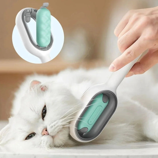 Creative Update 4 in 1 Cat Dog Grooming Comb with Water Tank Double Sided Hair Removal Brush, Pet Grooming Brush for Long&Short Haired Cats | Essentials Online store