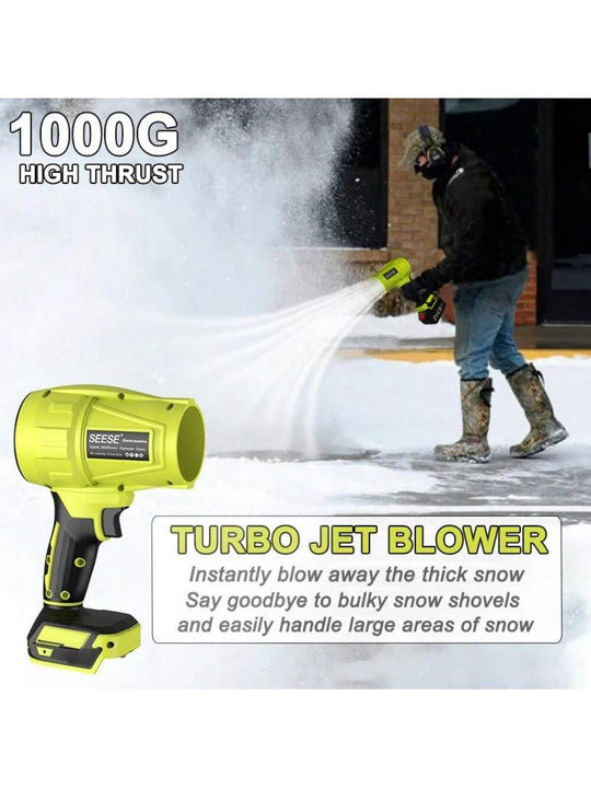Turbo Jet Blower – Cordless High-Speed Air Duster & Car Dryer for Leaves, Dust, Snow & Post-Wash Drying | Essentials