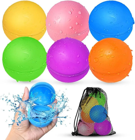 16Pcs Reusable Water Balloons for Kids Pool Beach Water Toys for Boys and Girls Summer Toy for Outdoor Games Decoration Marriage | Essentials