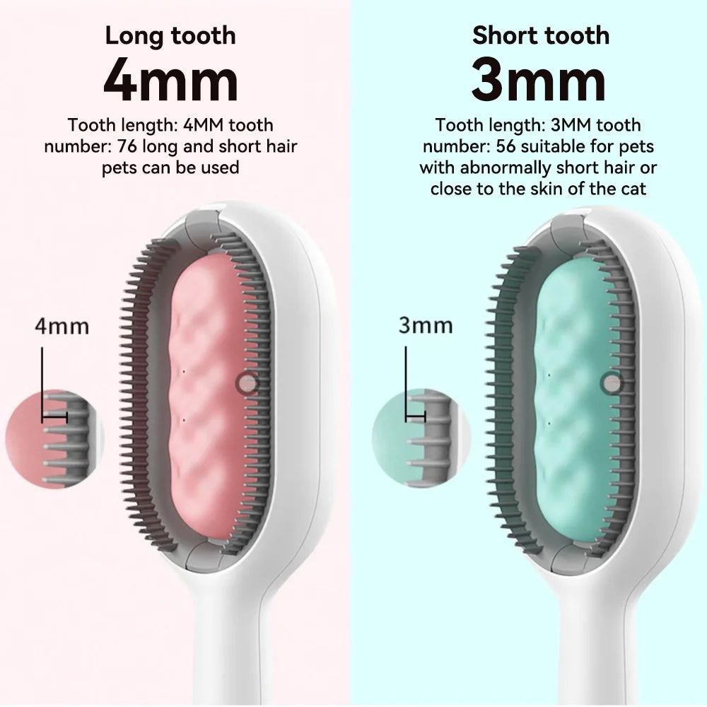 Creative Update 4 in 1 Cat Dog Grooming Comb with Water Tank Double Sided Hair Removal Brush, Pet Grooming Brush for Long&Short Haired Cats | Essentials Online store